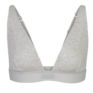 NWT SKIMS COTTON BRA PLUNGE BRALETTE